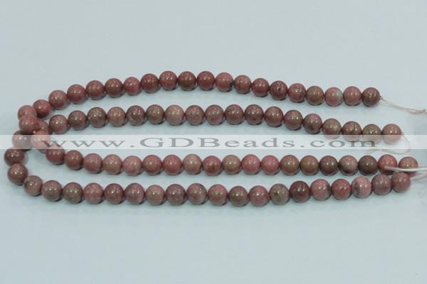 CRC203 16 inches 10mm round rhodochrosite gemstone beads wholesale