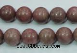 CRC204 16 inches 12mm round rhodochrosite gemstone beads wholesale