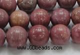 CRC55 15.5 inches 14mm round rhodochrosite gemstone beads wholesale