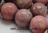 CRC57 15.5 inches 22mm round rhodochrosite gemstone beads wholesale