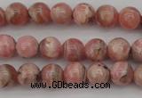 CRC755 15.5 inches 6mm round rhodochrosite beads wholesale