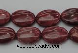 CRC834 15.5 inches 15*20mm oval Brazilian rhodochrosite beads