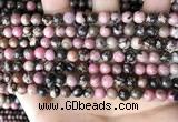 CRD351 15.5 inches 6mm round rhodonite beads wholesale