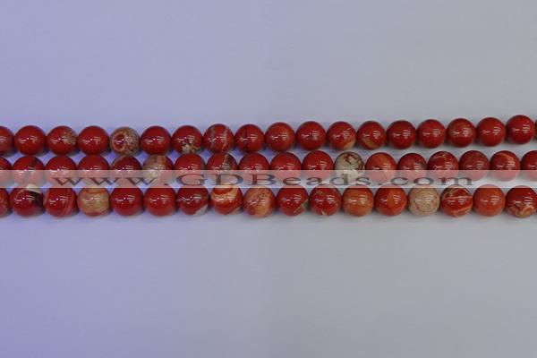 CRE303 15.5 inches 10mm round red jasper beads wholesale