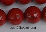 CRE317 15.5 inches 18mm round red jasper beads wholesale