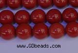 CRE322 15.5 inches 8mm round red jasper beads wholesale