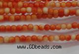 CRF425 15.5 inches 2mm round dyed rain flower stone beads wholesale