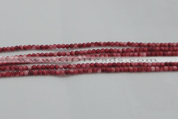 CRF438 15.5 inches 3mm round dyed rain flower stone beads wholesale