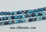 CRF55 15.5 inches 4mm round dyed rain flower stone beads wholesale