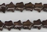 CRG05 15.5 inches 12*12mm star smoky quartz gemstone beads wholesale