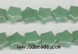 CRG10 15.5 inches 12*12mm star green aventurine gemstone beads