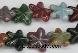 CRG24 15.5 inches 16*16mm star Indian agate gemstone beads wholesale