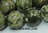 CRH103 15.5 inches 20mm round rhyolite beads wholesale