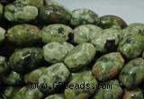 CRH104 15.5 inches 8*12mm rice rhyolite beads wholesale