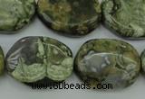 CRH149 15.5 inches 20*26mm freeform rhyolite gemstone beads