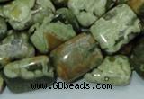 CRH26 15.5 inches 14*20mm rectangle rhyolite beads wholesale