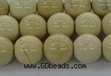 CRI204 15.5 inches 12mm round riverstone beads wholesale