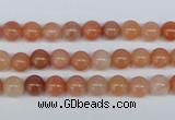 CRJ200 15.5 inches 6mm round natural red jade gemstone beads