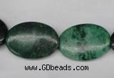 CRJ316 15.5 inches 18*25mm oval African prase jasper beads wholesale