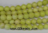 CRO02 15.5 inches 6mm round lemon jade gemstone beads wholesale