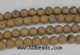 CRO08 15.5 inches 6mm round Chinese picture jasper beads wholesale