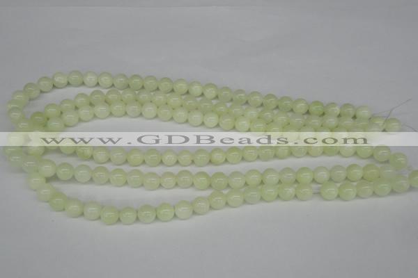 CRO110 15.5 inches 8mm round New jade beads wholesale