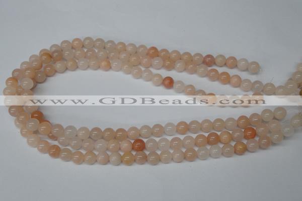 CRO111 15.5 inches 8mm round pink aventurine beads wholesale