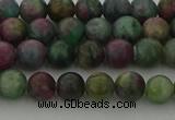 CRO1111 15.5 inches 6mm round ruby apatrite beads wholesale