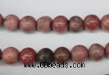 CRO127 15.5 inches 8mm round rhodochrosite beads wholesale