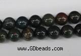 CRO141 15.5 inches 8mm round bloodstone beads wholesale