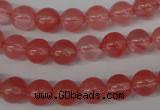 CRO157 15.5 inches 8mm round cherry quartz beads wholesale