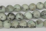 CRO189 15.5 inches 10mm round sesame jasper beads wholesale