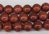 CRO228 15.5 inches 10mm round goldstone beads wholesale