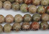 CRO243 15.5 inches 10mm round Chinese unakite beads wholesale