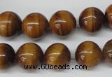 CRO299 15.5 inches 12mm round yellow tiger eye beads wholesale