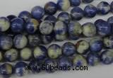 CRO31 15.5 inches 6mm round sodalite gemstone beads wholesale