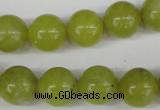 CRO331 15.5 inches 12mm round Korean jade beads wholesale