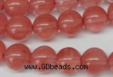 CRO369 15.5 inches 12mm round cherry quartz beads wholesale