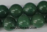 CRO434 15.5 inches 16mm round green aventurine beads wholesale