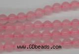 CRO48 15.5 inches 6mm round rose quartz beads wholesale