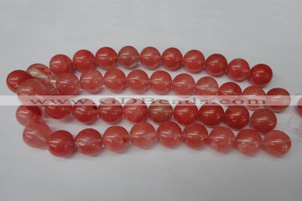 CRO499 15.5 inches 18mm round cherry quartz beads wholesale