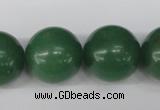 CRO530 15.5 inches 20mm round green aventurine beads wholesale