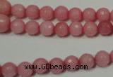 CRO719 15.5 inches 6mm – 14mm faceted round candy jade beads