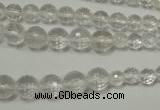 CRO741 15.5 inches 6mm – 14mm faceted round white crystal beads