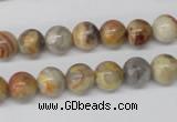 CRO84 15.5 inches 8mm round crazy lace agate beads wholesale