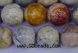 CRO865 15.5 inches 14mm round sky eye stone beads wholesale