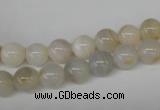 CRO88 15.5 inches 8mm round agate gemstone beads wholesale