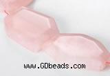 CRQ11 Freeform A grade natural rose quartz beads Wholesale