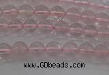 CRQ120 15.5 inches 4mm round natural rose quartz beads wholesale