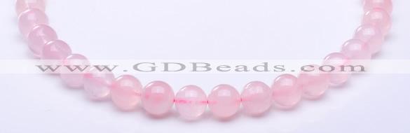 CRQ16 15.5 inches 10mm round natural rose quartz beads Wholesale